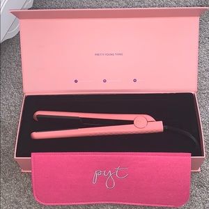 Pink PYT hair straightener